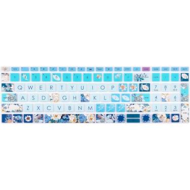 Imagem de WSLUCKO Capa de silicone para teclado HP ProBook 450/455/650 G8 G9 G10, HP Zbook Power G8 G9, Peony
