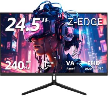 Imagem de Z-Edge Monitor de jogos de 24,5 polegadas 240Hz, monitor de computador UG25F FHD 1920x1080, LED sem moldura de 1ms, porta de exibição premium AMD Freesync x1 HDMI x2, HDR, taxa de contraste 5000: 1