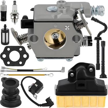 Imagem de Kit de ajuste de carburador MS250 serve para peças de motosserra Stihl MS250 MS 250 MS230 MS210 025 023 021 Carburador com filtro de ar 1123 160 1650 substituir Walbro WT286 1123-120-06050