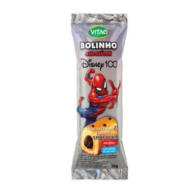 Imagem de Bolinho Disney Sabor Baunilha Com Gotas De Chocolate Sem Açúcar 35g Vi