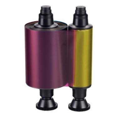 Imagem de Fita Werpros R3011 YMCKO compatível com impressoras de cartão de segurança Evolis Pebble Dualys 3, 200 imagens