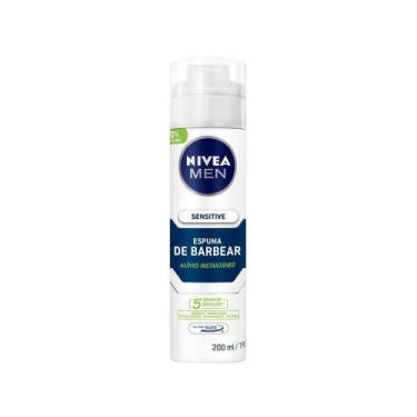 Imagem de Espuma de Barbear Nivea Men Sensitive - 200ml, 1, 200ml