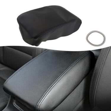 Imagem de HLUCHY Capa de apoio de braço para console central preta compatível com Honda Civic 2012 2013 2014 2015
