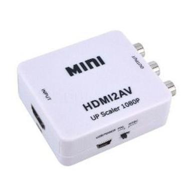 Imagem de Mini Adaptador Conversor De Hdmi Para Vídeo Composto 3rca Av
