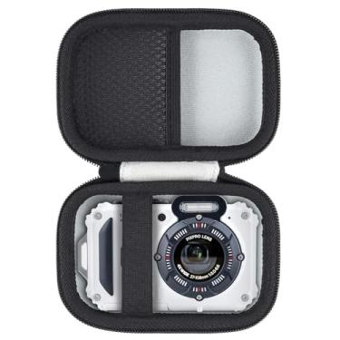 Imagem de Aenllosi Estojo Rígido De Armazenamento Compatível Com Câmera Digital Kodak Pixpro Wpz2 Resistente À Prova D'Água (Branco, Somente Estojo)