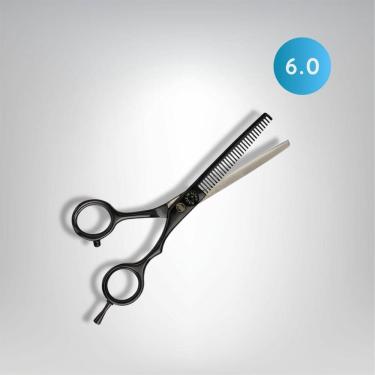 Imagem de Tesoura Numi Desbaste Desfiadeira Preta 6.0 Polegadas