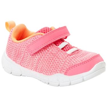 Imagem de Simple Joys by Carter's Tênis esportivo de malha Jordynn unissex infantil e infantil, rosa, 4 Toddler