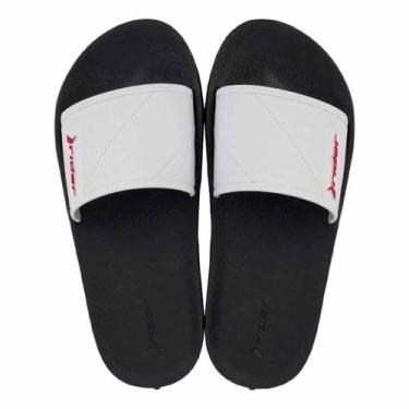 Imagem de Chinelo Sandália Slide Masculino Street Ad 11578 Rider, Azul, Branco, 