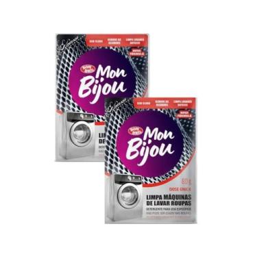 Imagem de Kit 2 unid Mon Bijou Limpa Máquinas de Lavar Roupas - 80g - Bombril