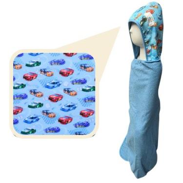 Imagem de Toalha Infantil com Capuz Grande GIGANTE Enorme Praia Piscina e Banho 