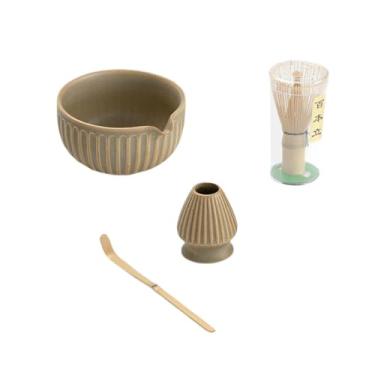 Imagem de YWJLQH Tigela de cerâmica Matcha com bico, suprimentos para fazer chá para cerimônia do chá, presente para amantes de Matcha