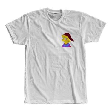 Imagem de Camiseta Lisa Simpson Swag Unissex Tumblr - Básicos, Branco, G