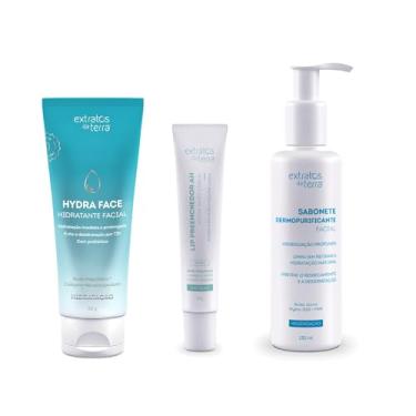 Imagem de Kit Completo de Hidratação e Preenchimento – Hydra Face 50 g, Lip Preenchedor AH 10 g e Sabonete Dermopurificante 130 ml
