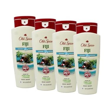 Imagem de Old Spice Body Wash for Men, Fresher Fiji Scent, Fresher Collection, 16 Fluid Ounce (Pack of 4)