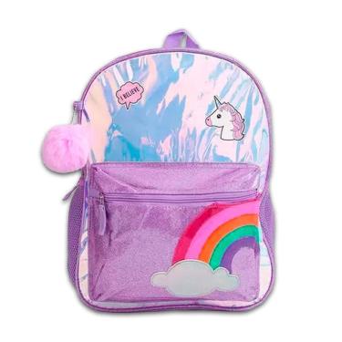 Imagem de Mochila Escolar Costas Glitter Unicórnio I Believe