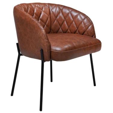 Imagem de Cadeira Decorativa Barcelona Via Encanto Courissimo Marrom