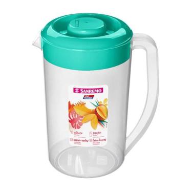 Imagem de Jarra Plástica para Água Oval Vac Freezer Verde 3800ml - Sanremo, Verd