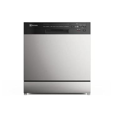Imagem de Lava-Louça Electrolux 8 Serviços Inox com Programa Lava e Seca 50' (LS08E)