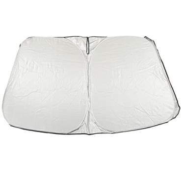 Imagem de Jiawu Substituição Sombra Solar do Pára -Sol Frente para 2021 a 2023, Sol Dobrável Janela Janela Frontal Sunshade, Tom de Pára -brisa para Pára -brisa Automotivo, Mantém o Veículo (Modelo Y.)