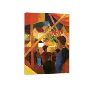 Imagem de Pinturas Famosas em Tela-Quadros Decorativos-Walk-Pôster e Impressões para Sala de Estar e Casa 50x70cm20x27in Tela Embrulhada