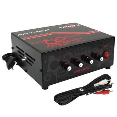 Imagem de Amplificador de Mesa Trinity Fifty Four 200W RMS 4 Canais Preto