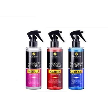 Imagem de Kit 3 nano gold fluído medula 200ml - fluído cortex 200ml - fluído cut