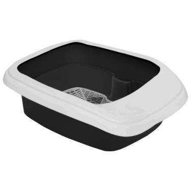 Imagem de Caixa De Areia Furba com Borda Bandeja Sanitária Para Gatos - ALVORADA