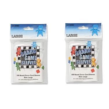 Imagem de 2 Packs Arcane Tinmen Board Game Sleeves 100 ct Large Size Card Sleeves Individual Pack