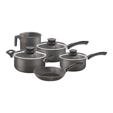 Imagem de Jogo De Panela Tramontina Paris 5 Peças 28599/601 Chumbo