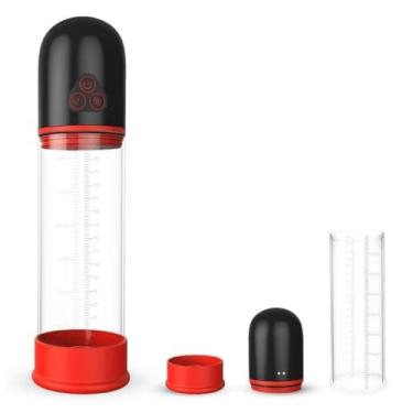 Imagem de Bomba Peniana Elétrica Recarregável Via Usb Bomba de Vácuo Saúde Sexual 6438