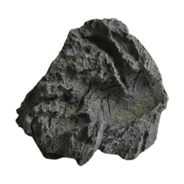 Imagem de Whtkoph Miniaturas de Paisagens Rochosas, Adereços de Fundo Decorativos Realistas, Paisagem de Jardim de Pedras Decorativas para Quintal, 28x25x34cm