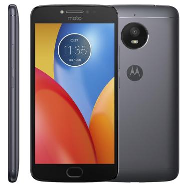 Imagem de Smartphone Motorola Moto E4 Plus Titanium 16GB, Tela 5.5'', Dual Chip, Android 7.1, Bateria 5.000 mAh, Câmera 13MP, Processador Quad-Core e 2GB de RAM