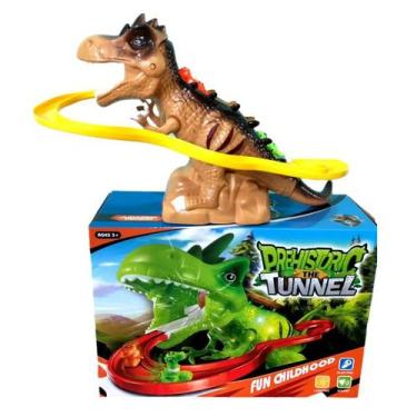 Imagem de Brinquedo Dinossauro C/ Pista e Acompanha 02 Filhotes! - toys