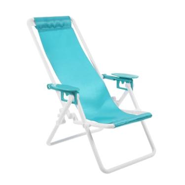 Imagem de TEHAUX Cadeiras de praia altas para adultos, cadeira dobrável portátil para viagens, acampamento e descanso ao ar livre