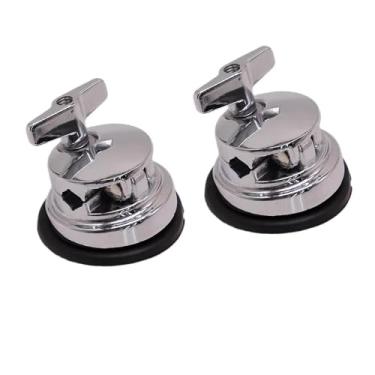 Imagem de Fenteer Suporte para perna de surdo, base de percussão, rack profissional resistente, peças para instrumentos, ferragens práticas, suporte para braçadeira de, 2 Unidades