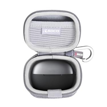 Imagem de RLSOCO Estojo protetor para fones de ouvido sem fio Bluetooth SHOKZ OpenDots ONE Open-Ear - Cinza (apenas estojo)