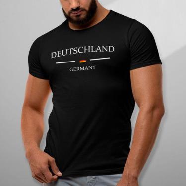 Imagem de Camiseta Masculina Estampada Alemanhã Germany 100% Algodao Premium - A