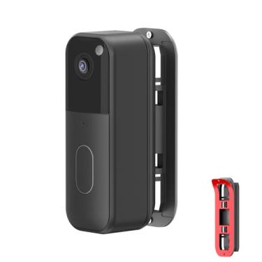 Imagem de Suporte de ângulo ajustável para campainha de vídeo Blink, kit de cunha de canto de visualização ampla, instalação universal esquerda/direita para a nova campainha Blink