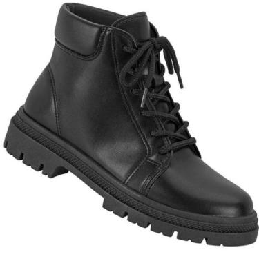 Imagem de Bota Coturno Moleca 5344.102 Feminino, Preto, 37