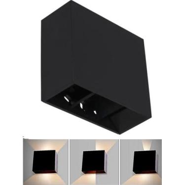 Imagem de kit 02 Arandela Externa Parede Muro Led 4w 3000k Ajustável - Aaaatop