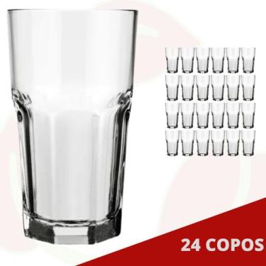 Imagem de 24 UNI Copo Bristol 340ML Nadir Café Água Suco Long Drink - NADIR FIGU