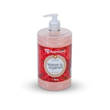 Imagem de Sabonete Líquido Morango e Champagne Mãos Rosto Corpo com Válvula 1L