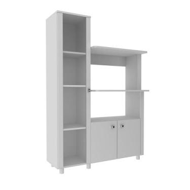 Imagem de Balcão Multiuso 03 Portas BL3304 Branco - Tecno Mobili, Branco