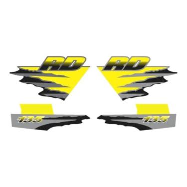 Imagem de Adesivo Protetor Kit Compatível Com Rd 135 1997 Á 2020 Mod 6