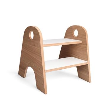 Imagem de Banquinho Escadinha Para Criança 2 Degrau Montessoriana