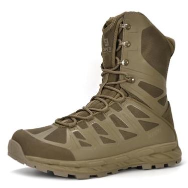 Imagem de XPETI Bota tática masculina Stealth 20 cm impermeável, Coiote, 42