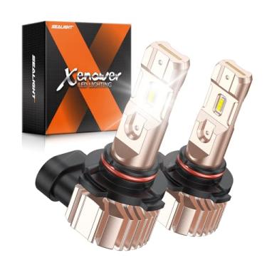 Imagem de SEALIGHT H10 9145 Lâmpadas LED de neblina ou DRL, 600% de brilho 50.000 horas de vida útil 9140 9145 H10 Lâmpada LED, 10000LM 6500K Branco frio forte penetração, jogo e plugue, pacote com 2