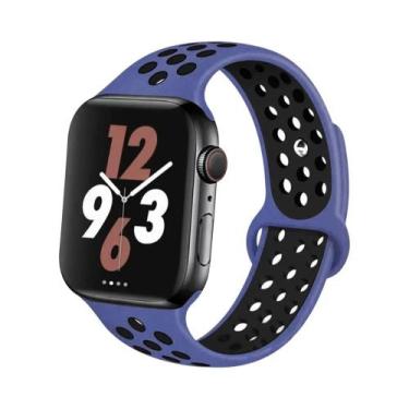 Imagem de Pulseiras De Silicone Para Apple Watch De 45mm, 44mm, 49mm, Ultra2, 40