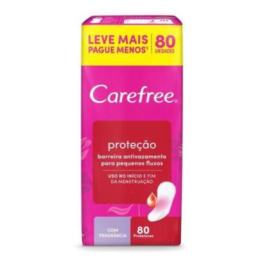 Imagem de Protetor Diário Carefree Proteção com Perfume Leve 80 Pague 60 Unidade