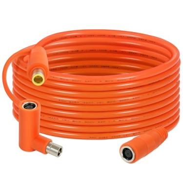 Imagem de Cabo de extensão CC de 8 mm, cabo solar DC7909 macho para fêmea com adaptador DC8020, fio de cobre estanhado 14AWG, impermeável, funciona com a maioria das estações de energia portáteis e geradores